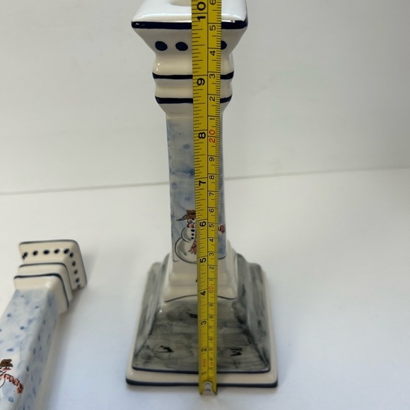 Vintage RCCL Portugal Tapered Hand Painted Candle Holders - Picture 5 of 8